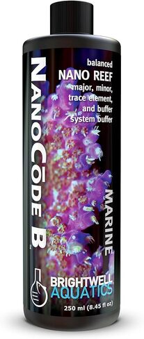 Brightwell Aquatics ABANCB250 Nanocode B Liquid Salt Water Conditioners for Aquarium, 8.5-Ounce in Kuwait