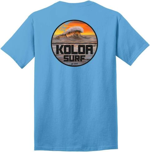 Koloa Mens Vintage Surfer Logo Heavy Cotton Tee in Regular, Big and Tall in Saudi Arabia
