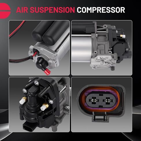 BDFHYK AIR SPANENCE COMPRESSOR KIT HUSHED DUSTE 12V متوافق مع Audi Q7 Q8 SQ7 SQ8 2017-2022 ، متوافق مع Bentley Bentayga 2017-2022-استبدال 4M0616005G ، 4M0616005H OE FIT in Saudi Arabia
