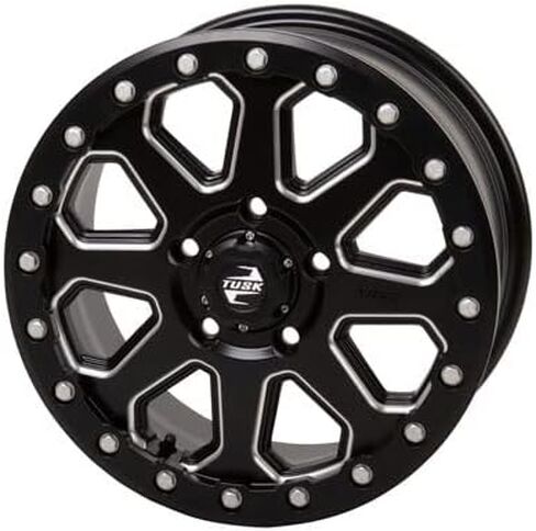 Four 33x15 TENSOR SAND SERIES Front and Rear UTV Sand Tires mounted on Tusk UINTA Beadlock Wheels - For the POLARIS RZR PRO R series 5 lug - Includes Lug Nuts (Gun Metal) in Saudi Arabia