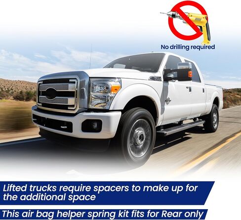 مجموعات تعليق أكياس الربيع الأمامية من أجل F-250 Super Duty Pickup 4x4 و REAL WELLE DRIVE 2005-2019 ، F-350 2005-2016 ، F-450 2011-2014 OEM استبدال 80537 in Saudi Arabia