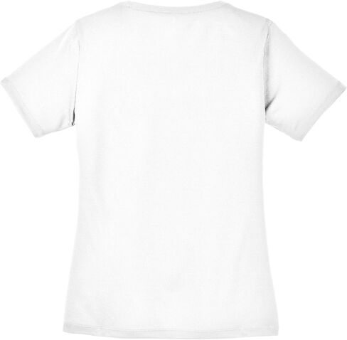 SPORT-TEK Women's PosiCharge RacerMesh V-Neck Tee | Athletic Fit T-Shirt, Workout Clothing for Gym, Spring & Summer Fashion in Saudi Arabia
