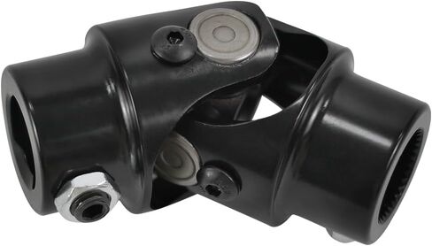 Universal Steering Joints 13/16"-36 Spline x 3/4" DD U-Joint Shaft Chrome 83mm (3-1/4") Working Angle 35°Degree in Saudi Arabia