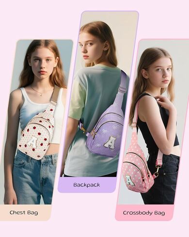 Initial A Crossbody Bag Trendy Fashion Shoulder Sling Bag Suitable for Girls, Girlfriend Gift in Kuwait