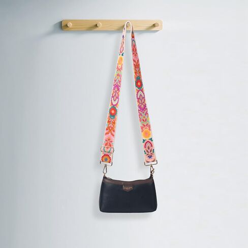 محفظة أحزمة استبدال Crossbody للنساء - محفظة مطرزة على حقائب اليد - 2 بوصة حزام الغيتار للمحفظة in Kuwait