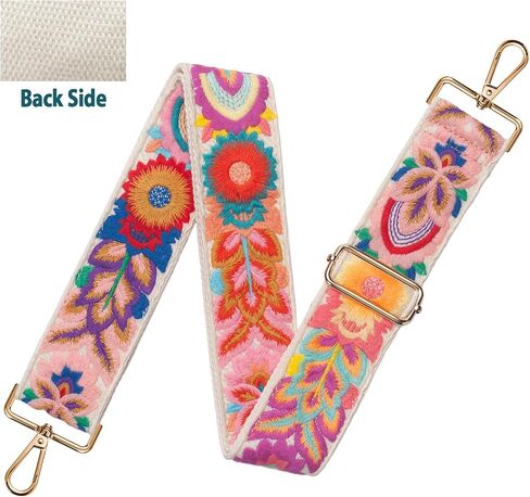 محفظة أحزمة استبدال Crossbody للنساء - محفظة مطرزة على حقائب اليد - 2 بوصة حزام الغيتار للمحفظة in Kuwait