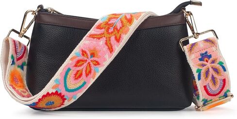 محفظة أحزمة استبدال Crossbody للنساء - محفظة مطرزة على حقائب اليد - 2 بوصة حزام الغيتار للمحفظة in Kuwait