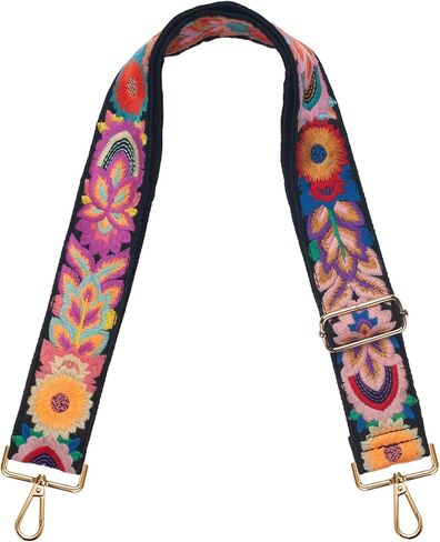 محفظة أحزمة استبدال Crossbody للنساء - محفظة مطرزة على حقائب اليد - 2 بوصة حزام الغيتار للمحفظة in Kuwait