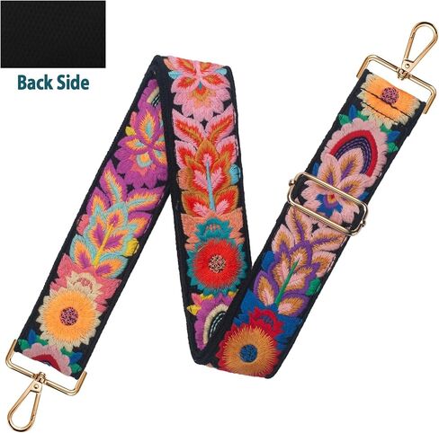 محفظة أحزمة استبدال Crossbody للنساء - محفظة مطرزة على حقائب اليد - 2 بوصة حزام الغيتار للمحفظة in Kuwait