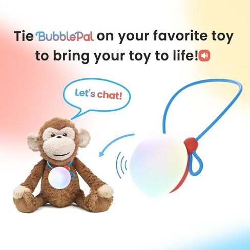 BubblePal Blue- AI Interactive Toy, Advanced Endless Talking Toy, Long-Term Interactions Memory Function, Friend, Mentor, Unique Gift for Girls & Boys, Support Update in Saudi Arabia