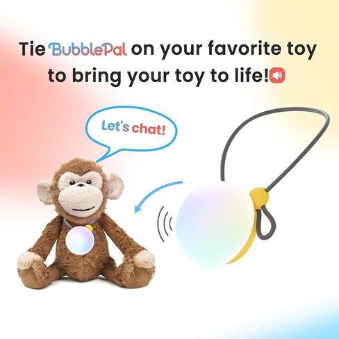 BubblePal Blue- AI Interactive Toy, Advanced Endless Talking Toy, Long-Term Interactions Memory Function, Friend, Mentor, Unique Gift for Girls & Boys, Support Update in Saudi Arabia