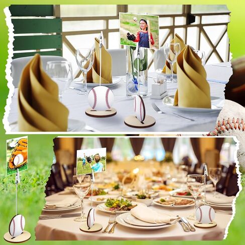 20 Pcs Golf Base Memo Clip Holder Table Number Card Place Holders Stand Note Paper Clip Golf Centerpieces for Table Golf Party Favors Photo Stand for Golf Party Events Decoration in Saudi Arabia