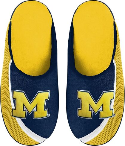 FOCO Men's NCAA 2022 Big Logo Color Edge Slipper in Kuwait