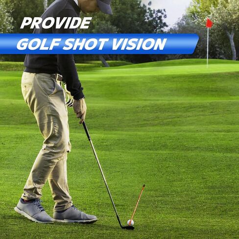 Craftsman Golf Alignment Rods for Golf Swing Training Aid, Golf Alignment Stick with Strong Magnetic Base Golf Practice Stick, 10" Stick Golf Club Tool Calibrate Golf Shots in Kuwait