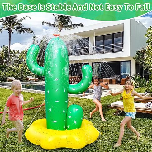 4th of July Inflatable Sprinkler for Kids, 8F * 5.5F American Flag Sprinkler Outdoor Water Toys for Kids Adults 4th of July Independence Day Summer Water Party Backyard Outside Games Activities in Kuwait