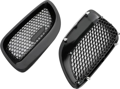 KUAFU Front Bumper Kidney Grilles Compatible with 2004-2006 Pontiac GTO Base Coupe 2-Door Upper Bumper Kidney Mesh Grills Set Black in Saudi Arabia