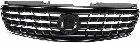 Garage-Pro Grille Assembly Compatible with 2005-2006 Nissan Altima Chrome Shell with Painted Dark Gray Insert in Saudi Arabia