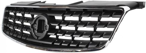 Garage-Pro Grille Assembly Compatible with 2005-2006 Nissan Altima Chrome Shell with Painted Dark Gray Insert in Saudi Arabia