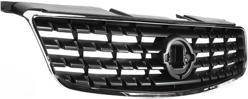 Garage-Pro Grille Assembly Compatible with 2005-2006 Nissan Altima Chrome Shell with Painted Dark Gray Insert in Saudi Arabia