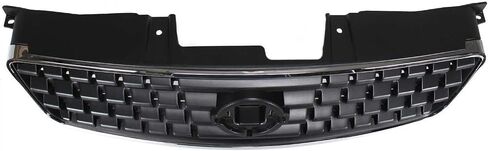 Garage-Pro Grille Assembly Compatible with 2005-2006 Nissan Altima Chrome Shell with Painted Dark Gray Insert in Saudi Arabia