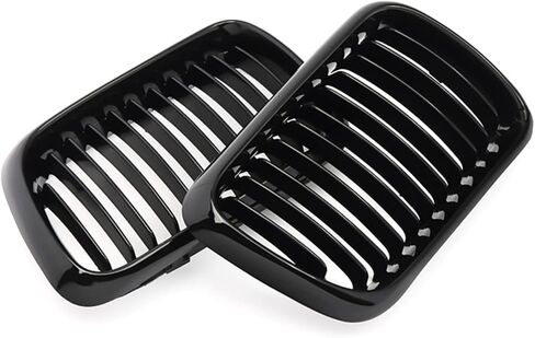 MIC Glossy Black E36 Grill,Front Kidney Grill Grilles Compatible with 3 Series E36 4DR/2DR & M3 LCI 1997-1999 in Saudi Arabia