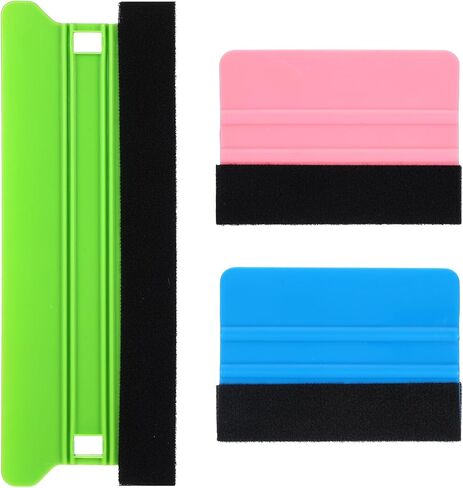 3 Pcs Felt Vinyl Squeegee 8.3'' Large Vinyl Wrapping Felt Squeegee and 4'' Vinyl Wrap Squeegee Applicator for Fastly Installing Car Wrap Squeegee Window Tint in Saudi Arabia