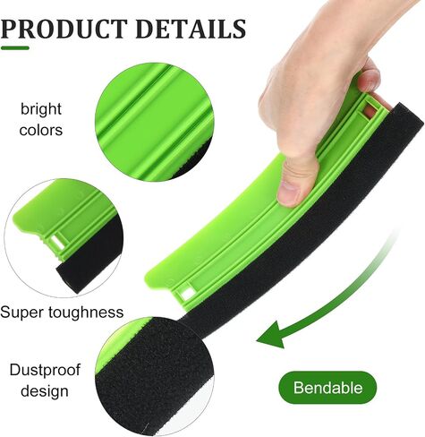 3 Pcs Felt Vinyl Squeegee 8.3'' Large Vinyl Wrapping Felt Squeegee and 4'' Vinyl Wrap Squeegee Applicator for Fastly Installing Car Wrap Squeegee Window Tint in Saudi Arabia