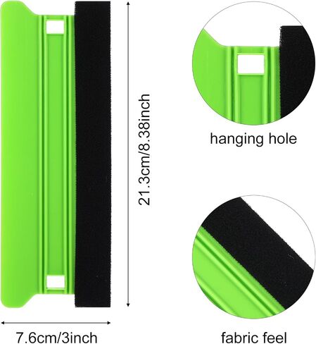 3 Pcs Felt Vinyl Squeegee 8.3'' Large Vinyl Wrapping Felt Squeegee and 4'' Vinyl Wrap Squeegee Applicator for Fastly Installing Car Wrap Squeegee Window Tint in Saudi Arabia