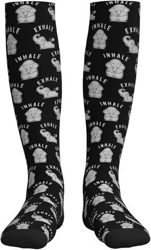 جوارب الانضغاطات الفرنسية للضغط الوردي للنساء ، جوارب عالية في الركبة ، ممرضة ركوب الدراجات الرياضية in Kuwait