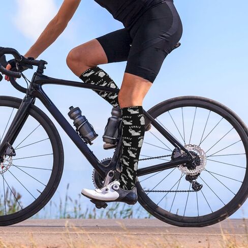 جوارب الانضغاطات الفرنسية للضغط الوردي للنساء ، جوارب عالية في الركبة ، ممرضة ركوب الدراجات الرياضية in Kuwait