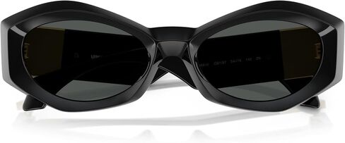Versace Woman Sunglasses Black Frame, Dark Grey Lenses, 54MM in Saudi Arabia