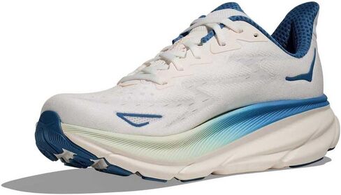 Hoka Men's Clifton 9 Sneaker, Frost/Gold, 12 in Saudi Arabia