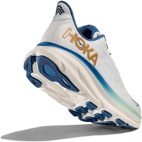 Hoka Men's Clifton 9 Sneaker, Frost/Gold, 12 in Saudi Arabia
