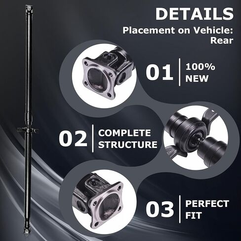 Partsflow 84.5 "مجموعة عمود القيادة الخلفية لعام 1997 1998 1999 2000 2001 Honda CR-V 4WD 40100-S10-A01 936-003 in Saudi Arabia