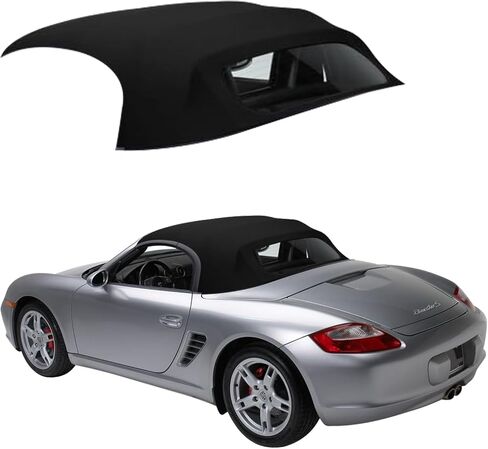 Sierra Auto Tops بديلة قابلة للتحويل القابلة للتحويل ل Porsche Boxster 1997-2002 ، Canvas German A5 ، Metropol Blue in Saudi Arabia