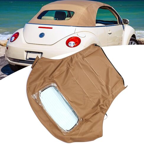 تان قابلة للتحويل ناعمة أعلى مع استبدال نافذة الزجاج المسخن لـ VW Beetle 2003-2010 in Saudi Arabia