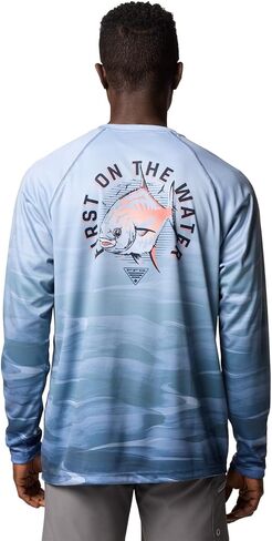 Columbia Men's Super Terminal Tackle PFG Fade Long Sleeve in Saudi Arabia