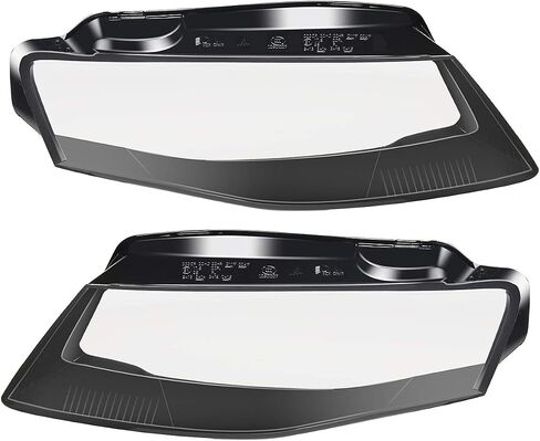 Car Front Headlight Headlamp Cover for A-U-D-I A4 A4L B8 2009 2010 2011 2012 Transparent Lampshade Clear Headlamp Glass Hell in Saudi Arabia