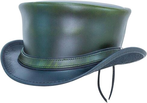 American Hat Makers Hampton Leather Top Hat for Men & Women — Shapeable Wide Brim Hat in Saudi Arabia