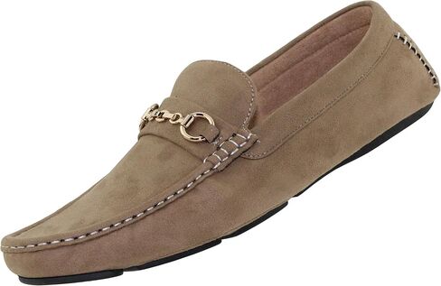 Amali Ecker, Mens Casual Shoes - Mens Loafers - Mens Moccasins - Slip On Shoes for Men - Driving Shoes for Men - Chain Ornament, Comfortable Slipper in Kuwait