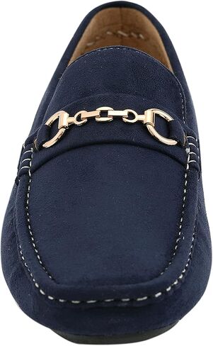 Amali Ecker, Mens Casual Shoes - Mens Loafers - Mens Moccasins - Slip On Shoes for Men - Driving Shoes for Men - Chain Ornament, Comfortable Slipper in Kuwait