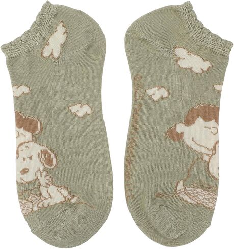 Bioworld Peanuts Snoopy Character Art Women’s 5-Pair Pack Ankle Socks in Saudi Arabia