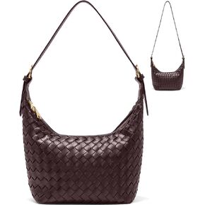 Shoulder Bag Handbags Women's Crossbody Woven Clutch Purses for Women Tote Bags Adjust Strap Hobo with Zip Closure in Saudi Arabia