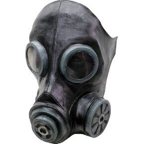 Alinco Costumes Halloween Black Smoke Latex Mask in Saudi Arabia