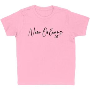 Script New Orleans Louisiana Kids T-Shirt Youth in Saudi Arabia