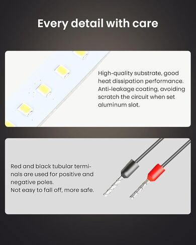 Creality Official Ender 3 S1/S1 Pro LED Light Kit, 24V 5W No Strobe Soft Light Energy and Power Saving 3D Printer Light Bar Kit Comfortable for Your Eyes Easy Installation in Saudi Arabia