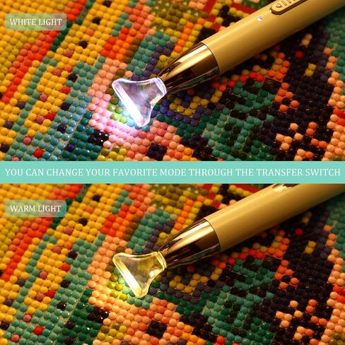 Zonon 27 PCS accsitations Rhinestone Art ، شملت قلم اللوحة LED قابلة لإعادة شحن USB ، 20 طين غراء ، 5 نصائح للقلم وحرال الراين وحالة التخزين لطلاء DIY (أرجواني) in Saudi Arabia