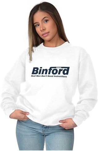 Brisco Brands Binford Tools Real Men لا يوجد تعليمات من النوع الثقيل للرجال أو النساء in Kuwait