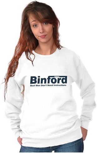 Brisco Brands Binford Tools Real Men لا يوجد تعليمات من النوع الثقيل للرجال أو النساء in Kuwait