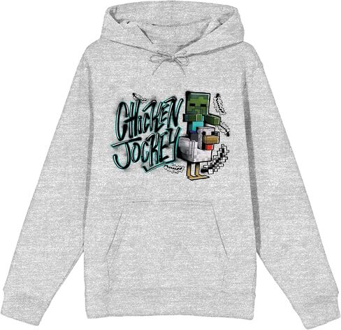 Minecraft Chicken Jockey Men Heather Sweatshirt in Saudi Arabia